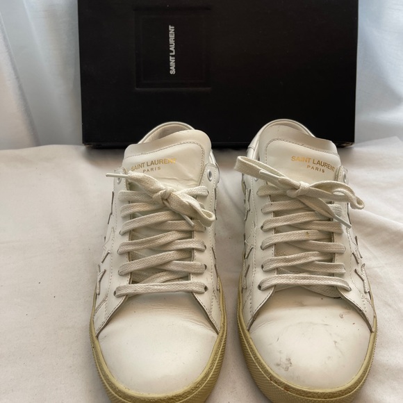 YSL saint Laurent star sneakers Sz 41 - Picture 3 of 7